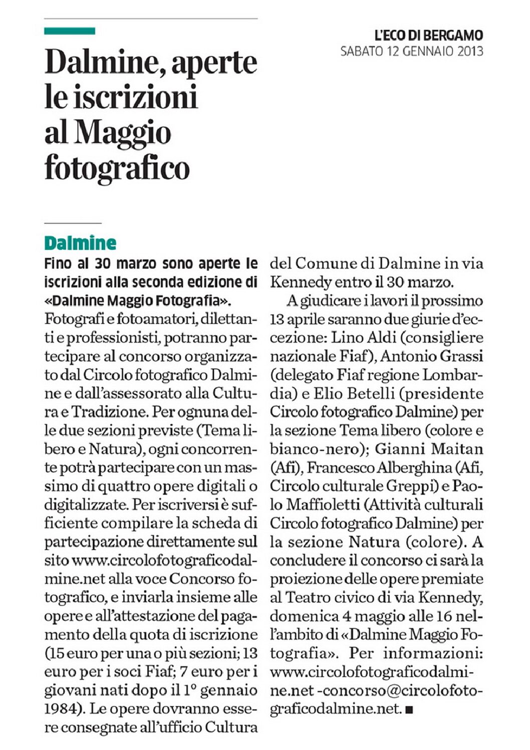 L’Eco di Bergamo